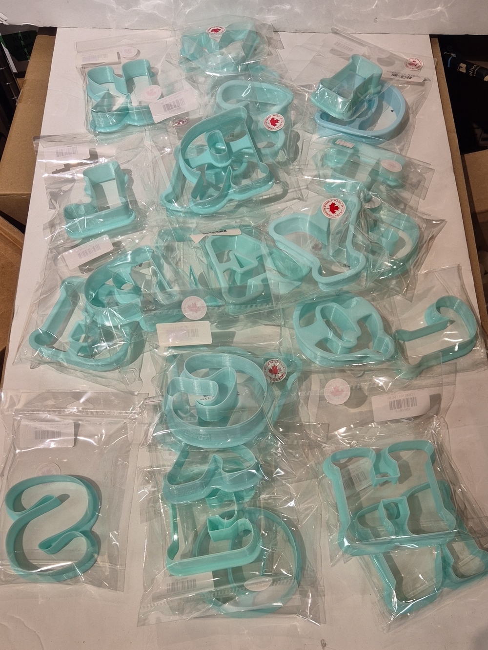 Upper Case A-Z Letter Cookie Cutter Set 3.5 inch set